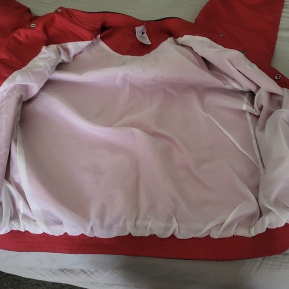 Adidas St Louis Cardinals Nylon Button Jacket Boys 18/20 XL Red Bomber 062025 - Picture 5 of 9